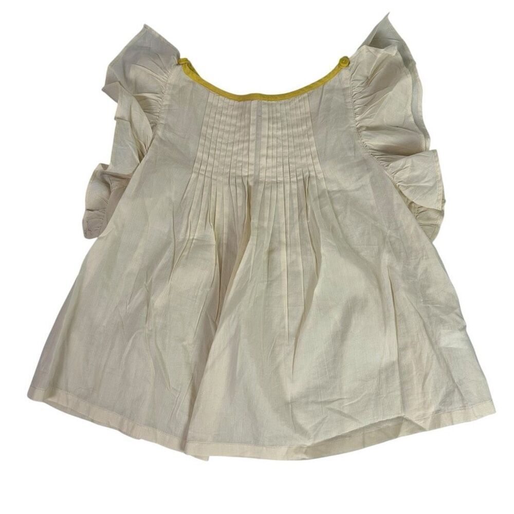 Stella McCartney X Gap Girls Flutter sleeve blouse size Small